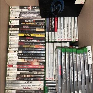 72 Xbox Video Games – Great Condition, Mixed Titles